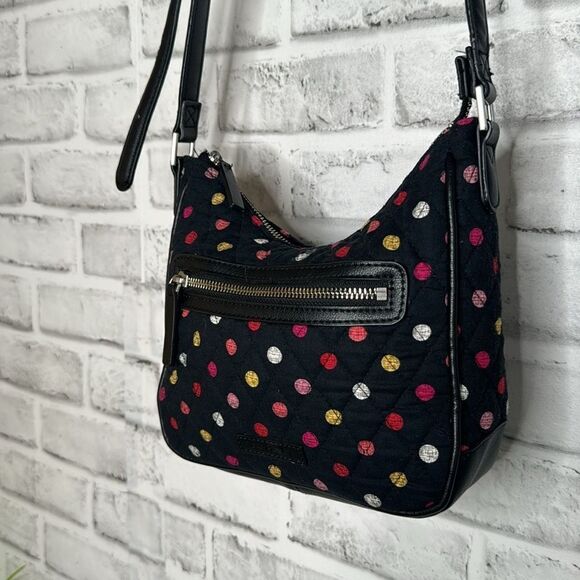 Vera Bradley Vivian Hobo Bag In Havana Dots Purse - Picture 2 of 8